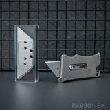 RBLACK Mini Retractable Box Cuttter Utility Knife with 5Pcs Razor Blades