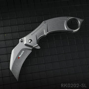 RBLACK Wharncliffe Blade Pocket Knife With Clip RK0202-SL