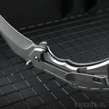 RBLACK Wharncliffe Blade Pocket Knife With Clip RK0202-SL