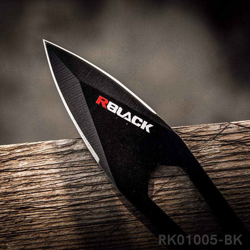 RBLACK Well-balanced Trianing Knife Set with Nylon Sheath