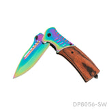 Titanium coated Blade Folding Pocket Knife with Glass Breaker