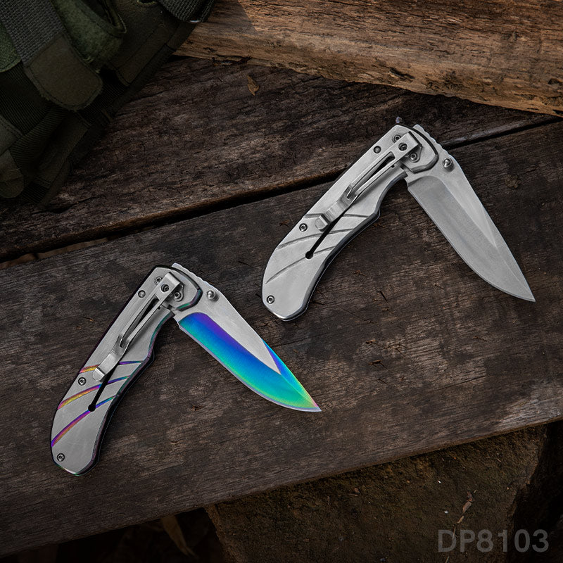 Camping Stainless Steel Pocket Folding Knife for Camping Hunting, Hiki –  Funnest Living