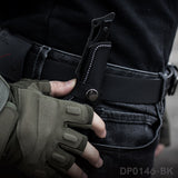 Stonewashed Fixed Blade Knife with Nylon Sheath for Outdoors