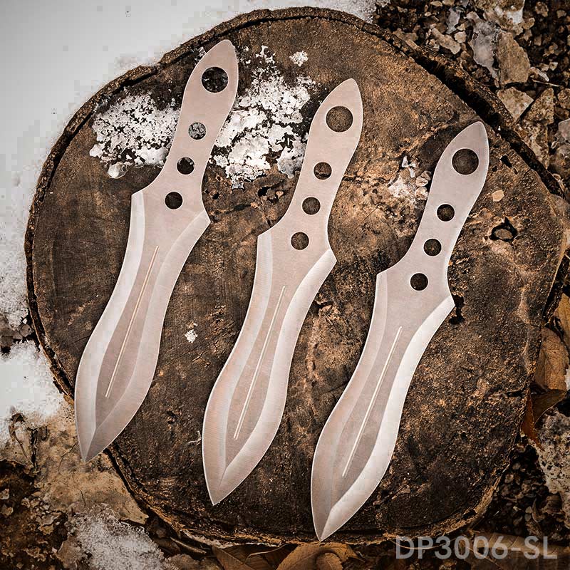 Throwing Knives Set, 3 Knives + Sheath