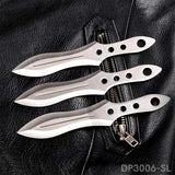 3pcs Set Tactical Throwing Knife/Kunai Knife with Sheath For Survival Outdoor Hunting Camping