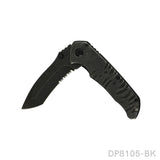 Tanto Folding Knife with G10 Handle and Double Side CNC Treatment