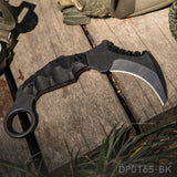 Unique Outdoor Survival Fixed Blade Claw Knife with Kydex Sheath