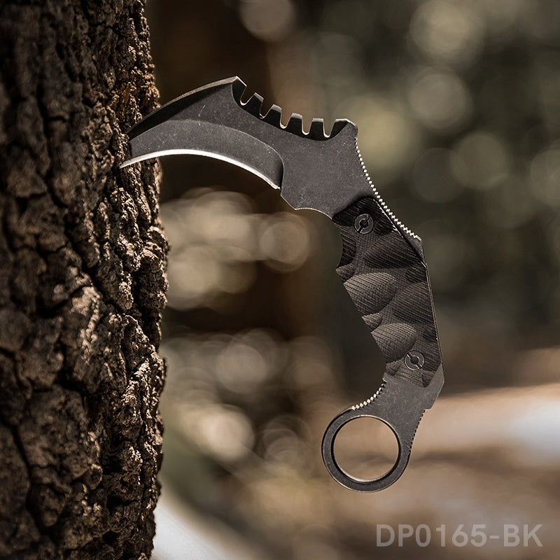 Unique Outdoor Survival Fixed Blade Claw Knife with Kydex Sheath