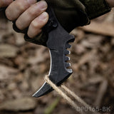 Unique Outdoor Survival Fixed Blade Claw Knife with Kydex Sheath